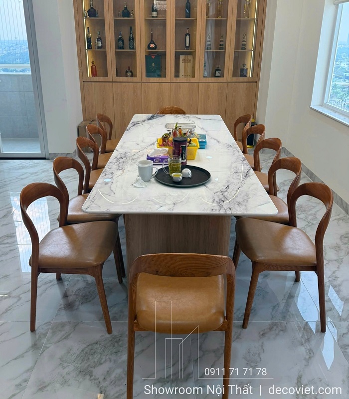 Bàn Ăn Gỗ 12 Ghế Cao Cấp 2889S