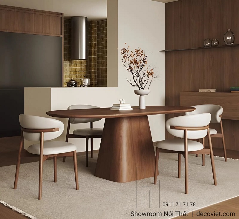 Bàn Ăn Gỗ 4 Ghế Hiện Đại 2844S phong cách Japadi sang trọng, ấm cúng