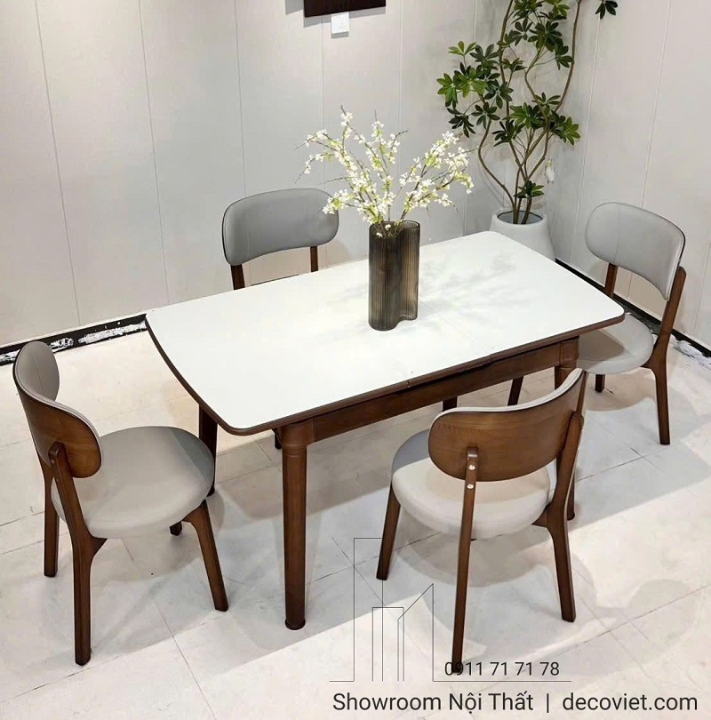 Bàn Ăn Kéo Dài 1m4 Nhỏ Gọn 2869S thiết kế tiện nghi cho nhà nhỏ