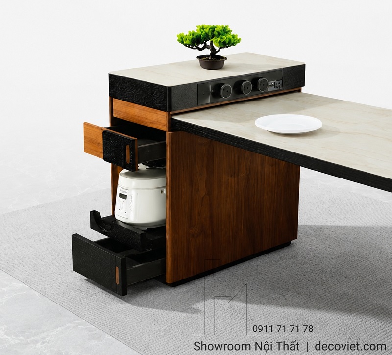 Bàn Ăn Kết Hợp Đảo Bếp 2973S