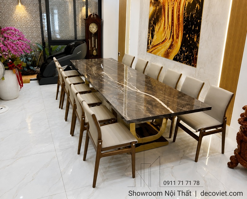 Bàn Ăn Mặt Đá 12 Người 2950S