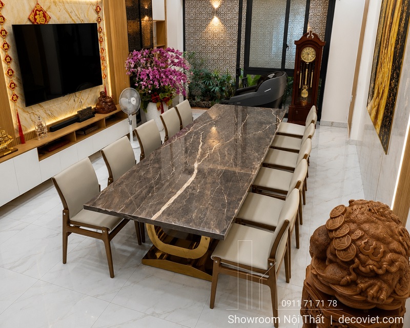 Bàn Ăn Mặt Đá 12 Người 2950S