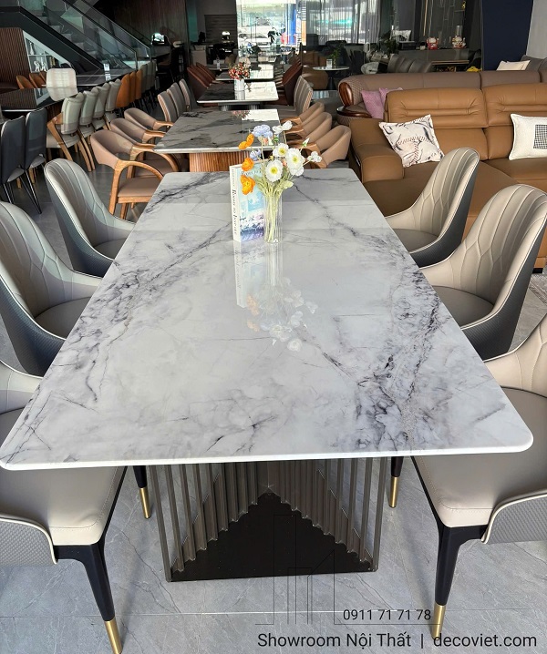 Bàn Ăn Mặt Đá 6 Ghế Nhập Khẩu 2856S thiết kế hiện đại, chất lượng bền bỉ