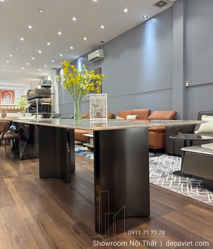 Bộ bàn ăn 8 ghế hiện đại cho không gian sang trọng