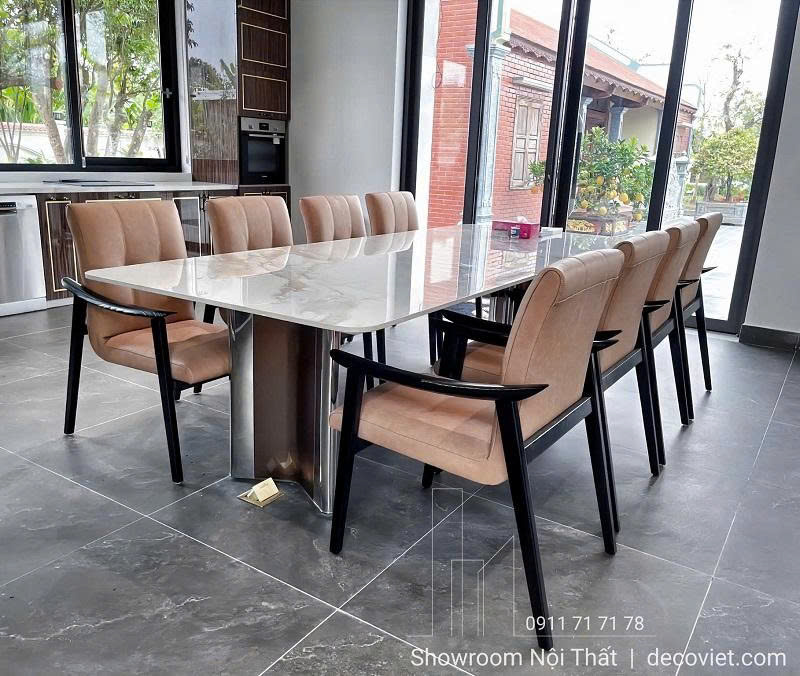 Bàn Ăn Mặt Đá 8 Người 2834S