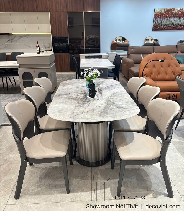 Bàn Ăn Mặt Đá Đẹp Hiện Đại 2943S