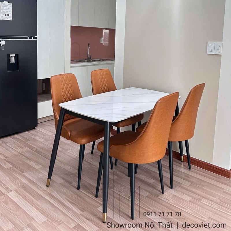 Bàn Ăn Mặt Đá Giá Rẻ 4 Ghế 2839S