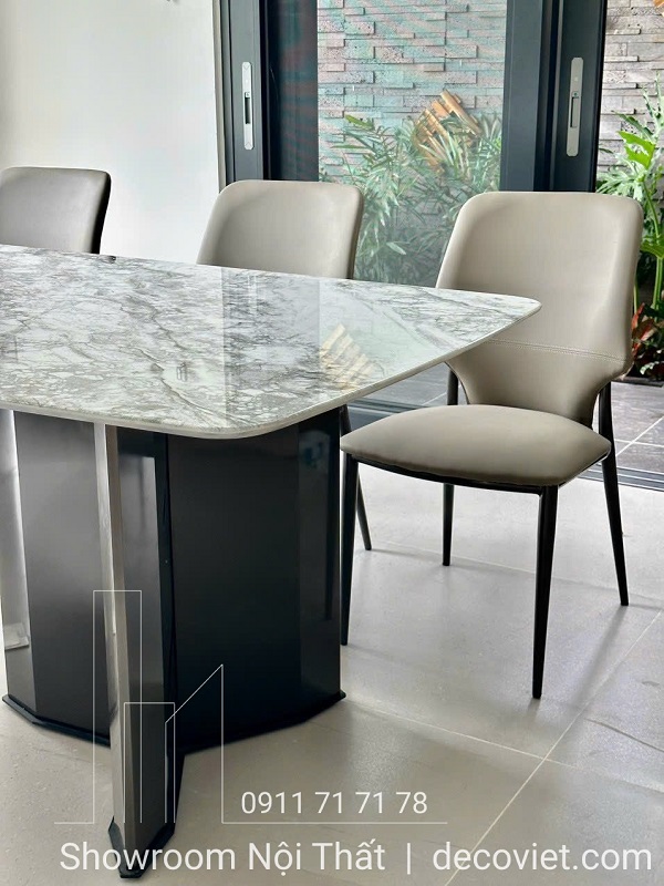 Bàn Ăn Mặt Đá Marble Nhập Khẩu 1405S