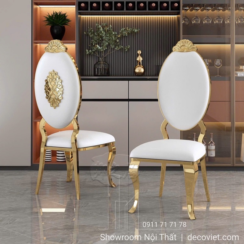 Bàn Ăn Tân Cổ Điển 8 Ghế 2874S đẹp sang trọng, chuẩn phong cách châu Âu hoàng gia