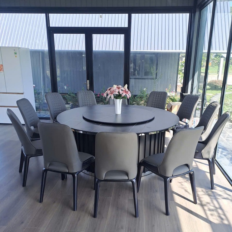 Bàn Ăn Tròn 2m 12 Người 2838S thiết kế chuẩn xu hướng mới