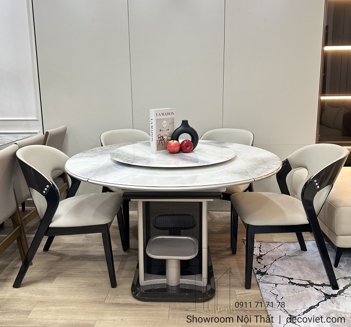 Bàn Ăn Tròn Gấp Gọn 2823S nhập khẩu, đẹp