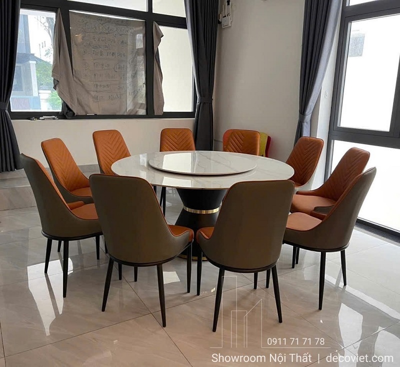 Bàn Ăn Tròn Xoay 10 Người 2831S