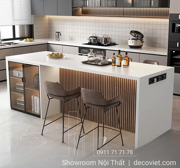 Bàn Đảo Bếp Kết Hợp Bàn Ăn 2347S