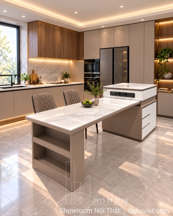 Bàn Đảo Bếp Kết Hợp Bàn Ăn 2924S