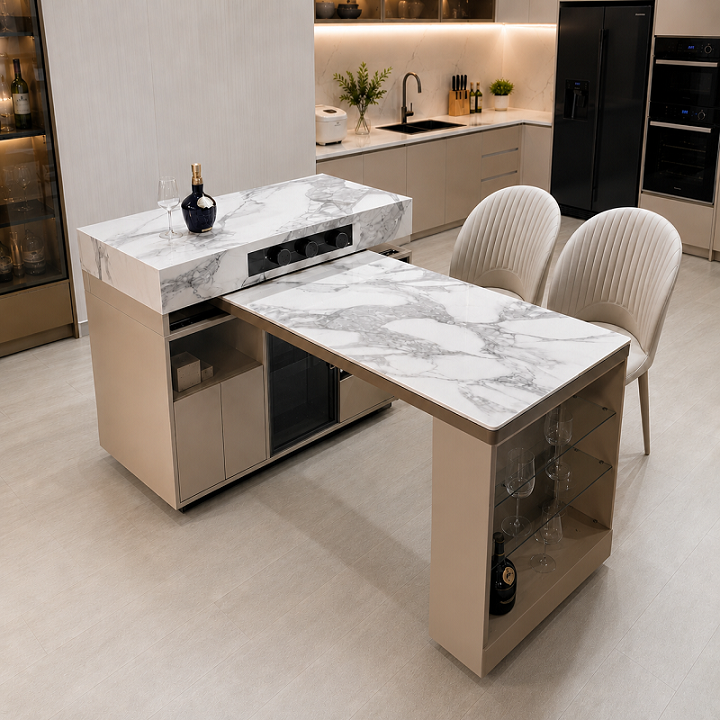 Bàn Đảo Bếp Xoay Thông Minh 2886S
