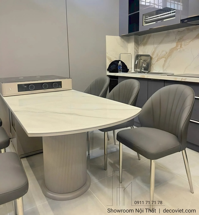 Bàn Đảo Kết Hợp Bàn Ăn Gấp Gọn 2736S hiện đại và tiện lợi cho căn bếp nhỏ