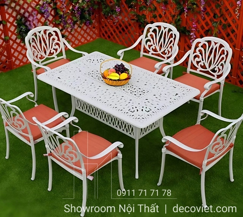 Bàn Ghế Sân Vườn Nhôm Đúc 2036T