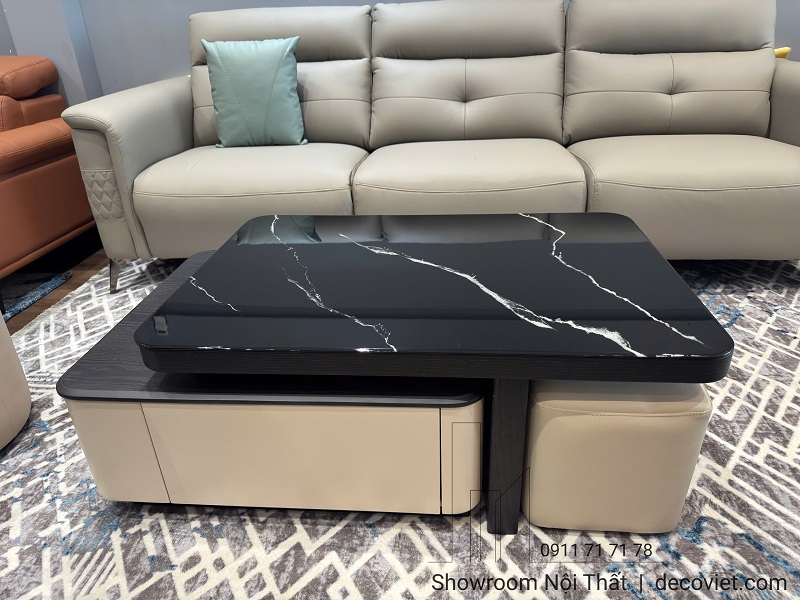 Bàn Sofa Kèm Đôn 499S