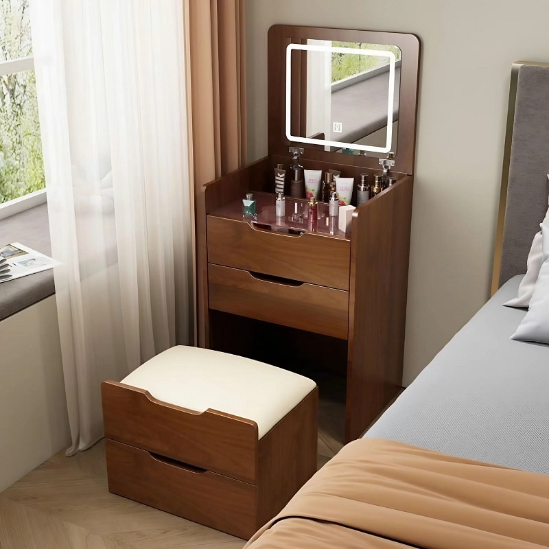 Bàn Trang Điểm Gỗ Nhỏ Gọn 187S