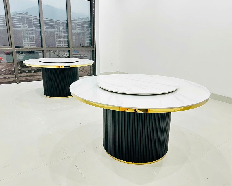 Bàn Tròn Xoay 1m5 Hiện Đại 2866S thiết kế sang trọng cho gia đình, nhà hàng