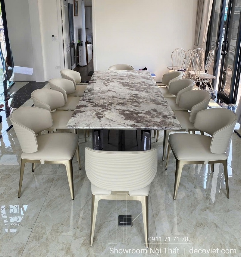 Bộ Bàn Ăn 10 Ghế Cao Cấp Hiện Đại 2931S