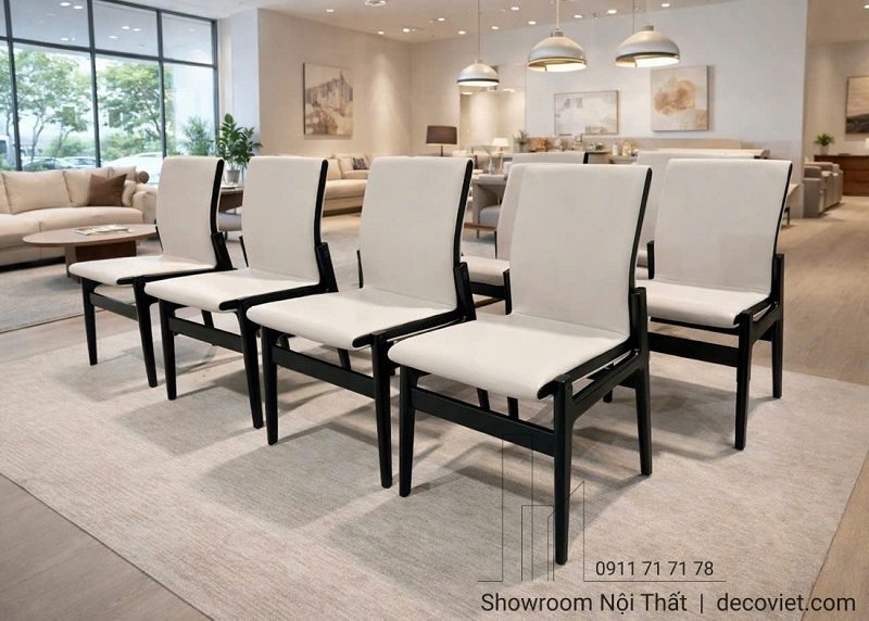 Bộ Bàn Ăn 10 Ghế Gỗ Sồi Mặt Đá 2921S