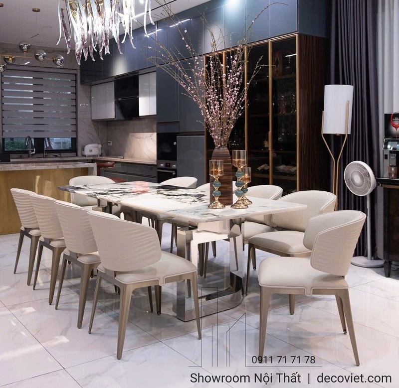 Bộ Bàn Ăn 10 Ghế Sang Trọng 2939S