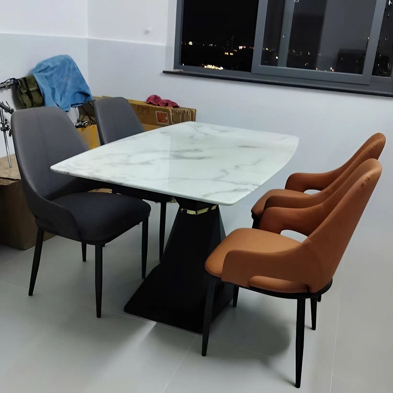 Bộ Bàn Ăn 4 Ghế Hiện Đại 2873S cho chung cư, nhà phố