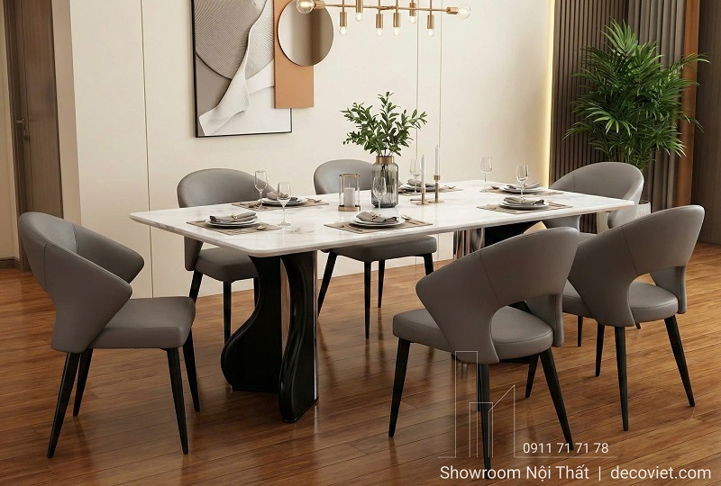 Bộ Bàn Ăn 6 Ghế Cao Cấp 2876S