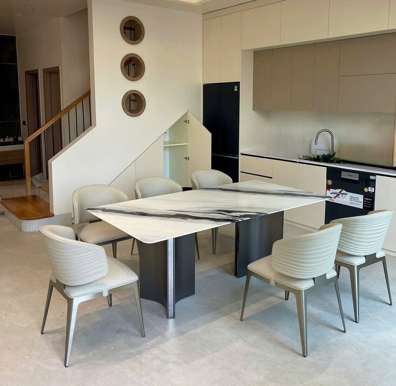 Bộ Bàn Ăn 6 Ghế Cao Cấp 2938S