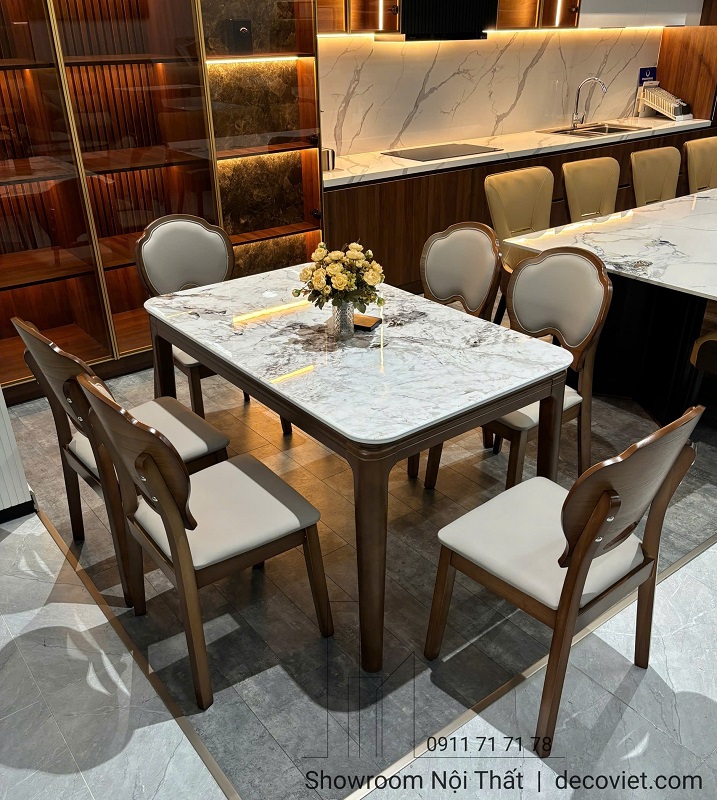 Bộ Bàn Ăn Gỗ 6 Ghế 2899S