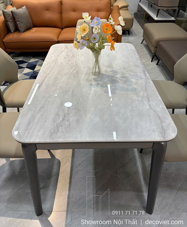 Bộ Bàn Ăn Mặt Đá 6 Ghế 2922S