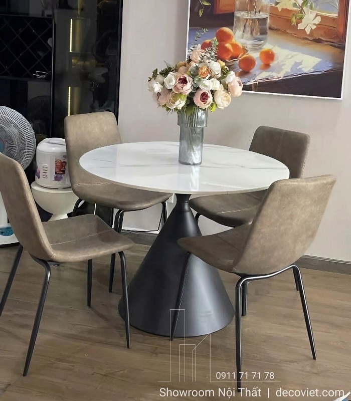 Bộ Bàn Ăn Tròn 4 Ghế 2916S