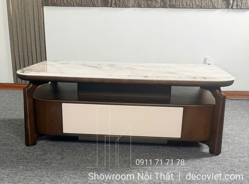 Combo Kệ Tivi Bàn Trà Gỗ 123T