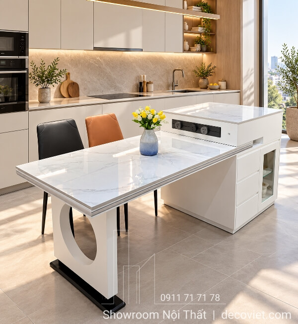 Bàn Ăn Kết Hợp Đảo Bếp Thông Minh 2348S