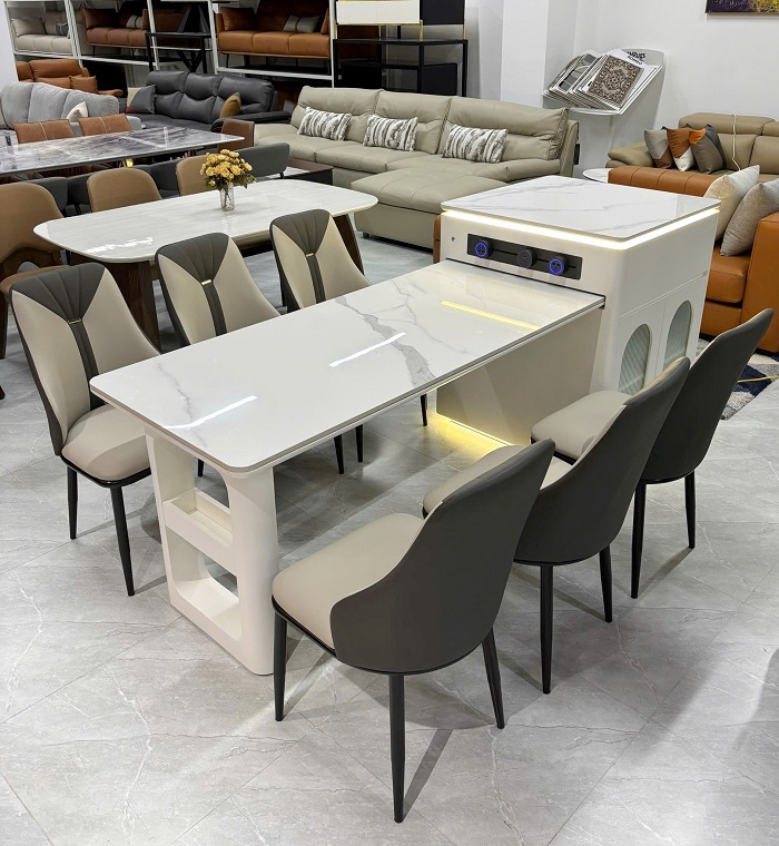 Đảo Bếp Kết Hợp Bàn Ăn Thông Minh 2930S