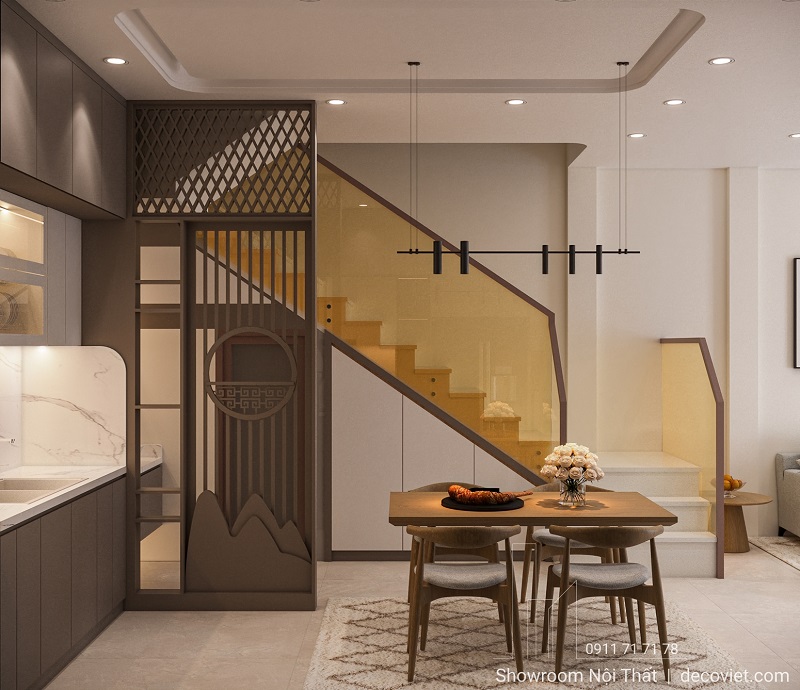 Dự Án Thiết Kế Nhà Phố 1 Phòng Ngủ