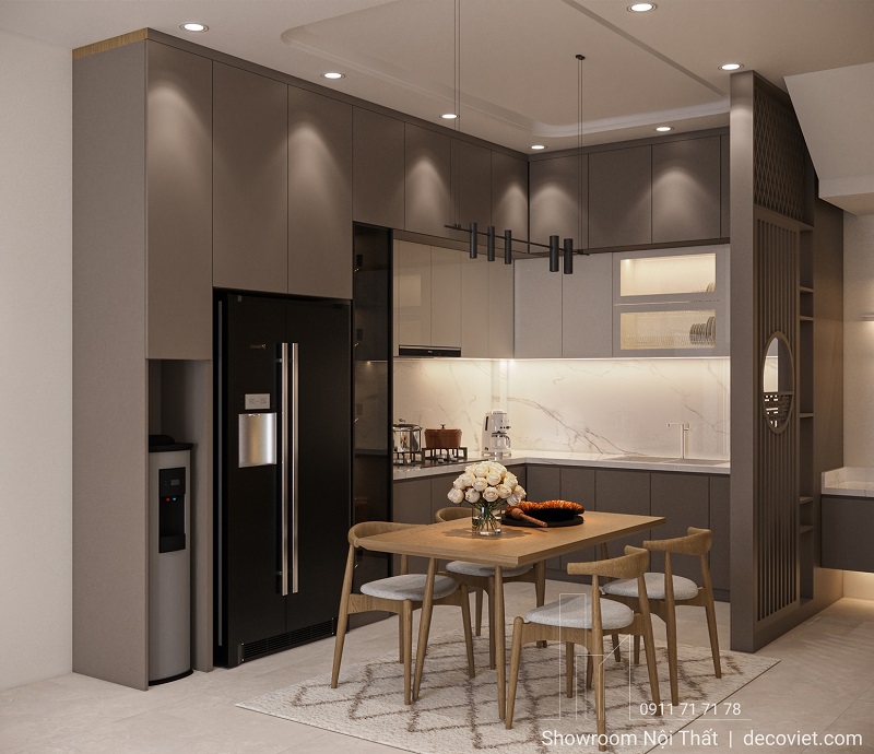 Dự Án Thiết Kế Nhà Phố 1 Phòng Ngủ