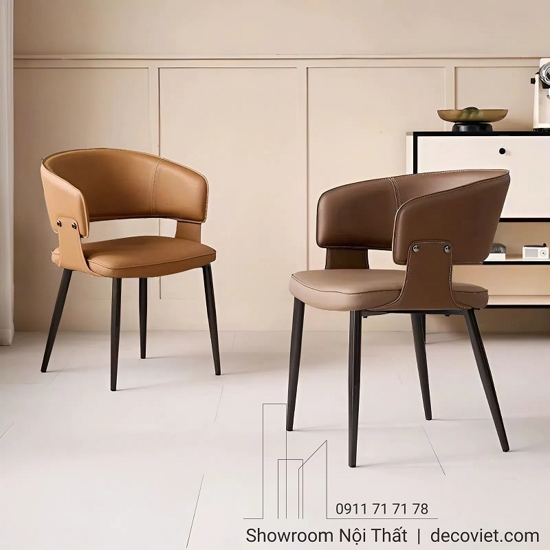 Ghế Ăn Bọc Da Cao Cấp 581S thiết kế hiện đại, sang trọng cho căn bếp gia đình