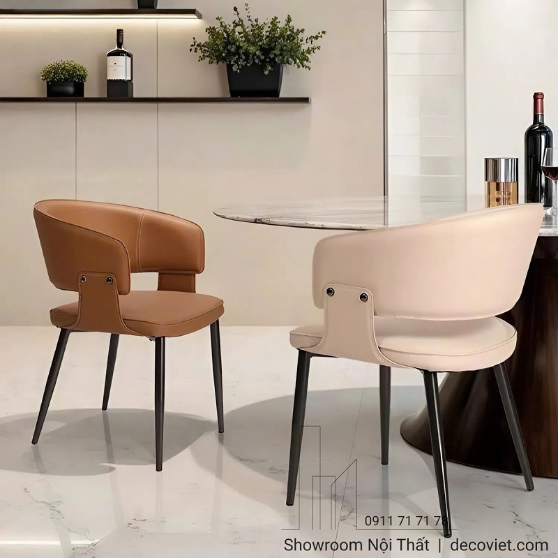 Ghế Ăn Bọc Da Cao Cấp 581S thiết kế hiện đại, sang trọng cho căn bếp gia đình