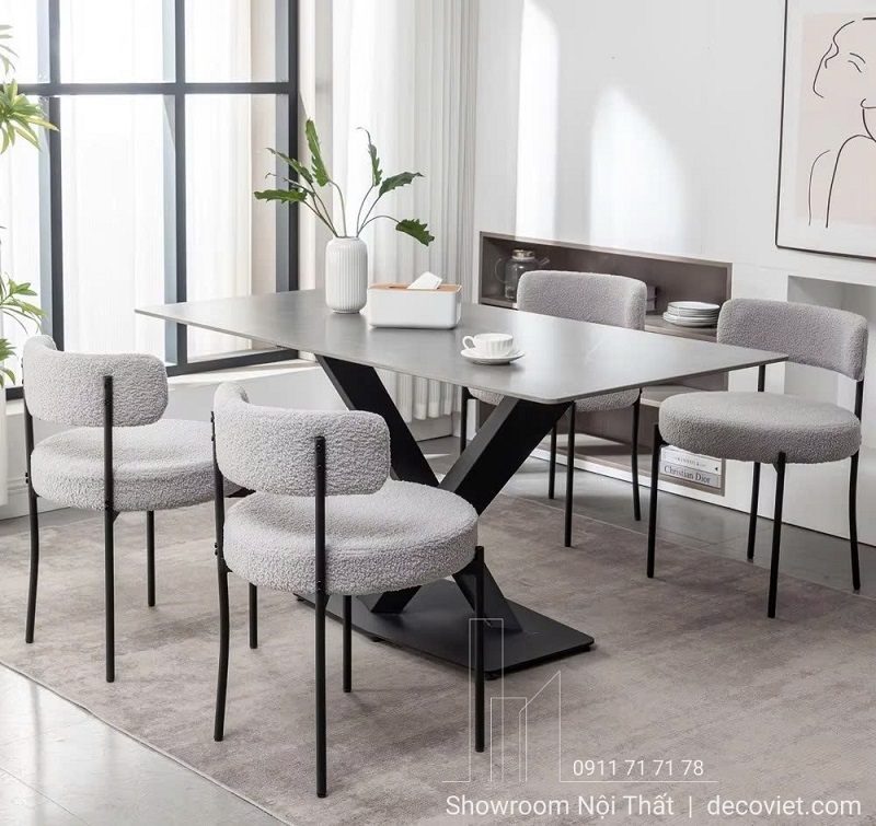 Ghế Ăn Bọc Vải Đẹp 449S