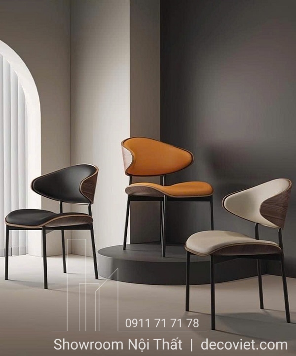Ghế Ăn Gỗ Hiện Đại Bọc Da 505S