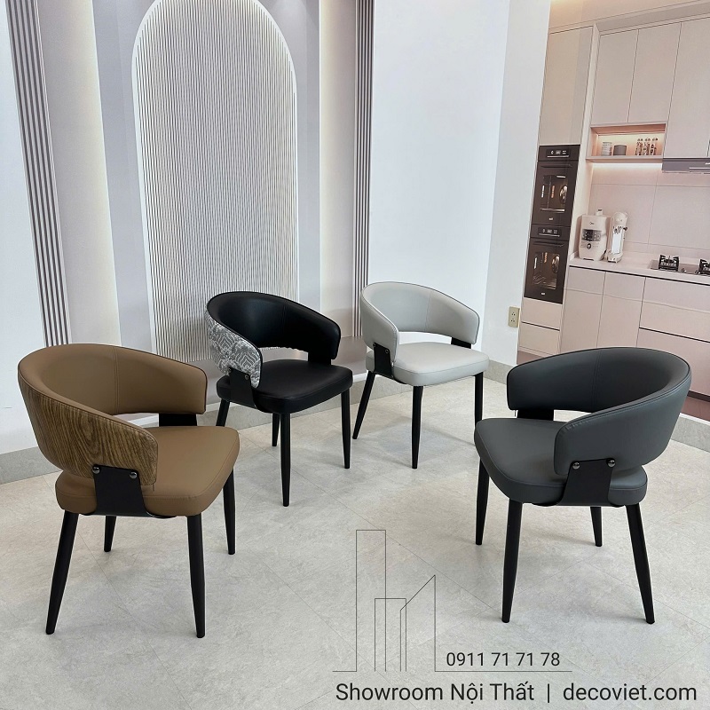 Ghế Ăn Nhập Khẩu Bọc Da 595S