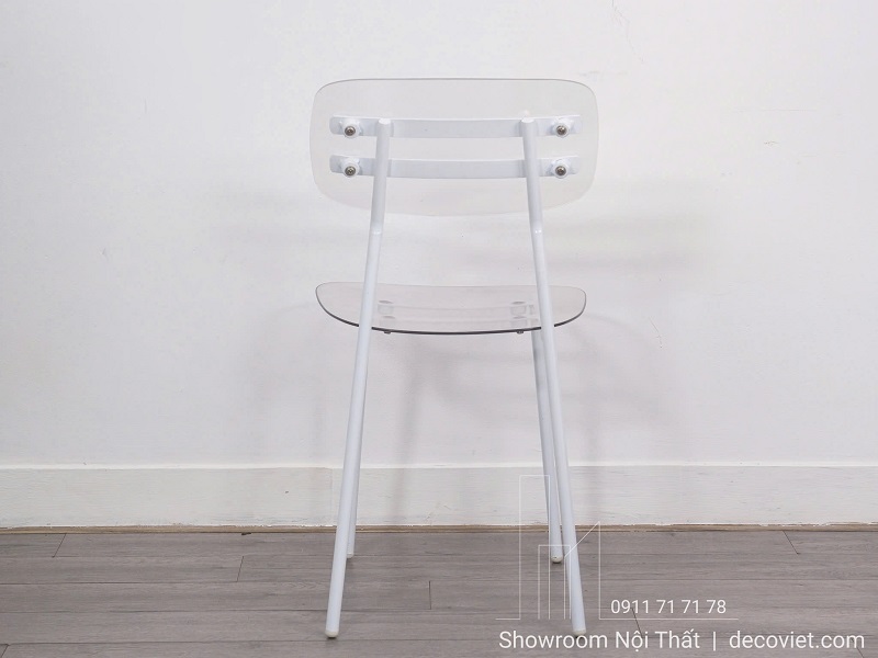 Ghế Cafe Lưng Nhựa Chân Sắt 224T