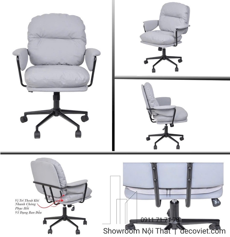 Ghế Làm Việc Công Thái Học 381T đẹp, hiện đại