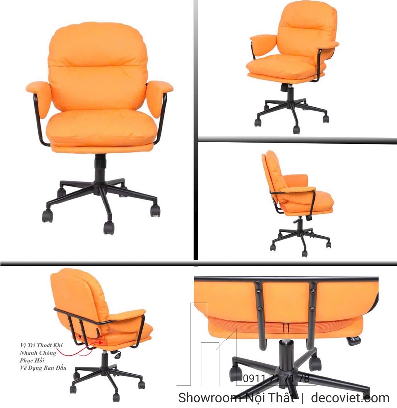 Ghế Làm Việc Công Thái Học 381T đẹp, hiện đại