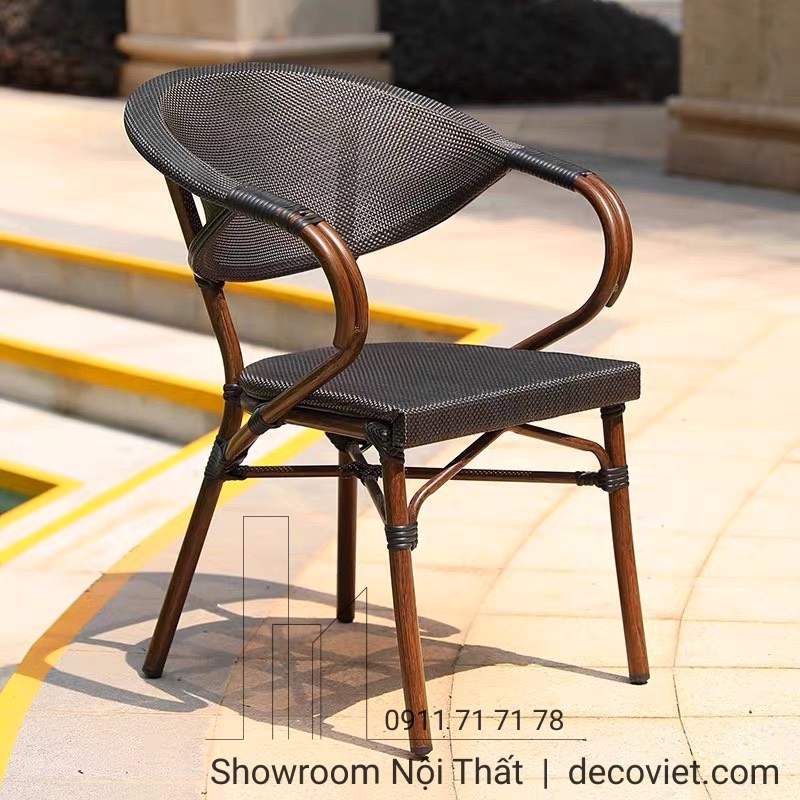 Ghế Ngồi Giả Gỗ Ngoài Trời 2088T