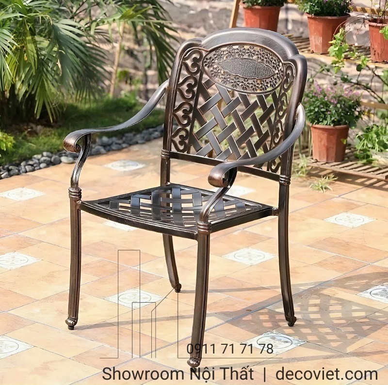 Ghế Nhôm Đúc Tân Cổ Điển 2084T