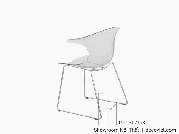 Ghế Quán Cafe Lưng Nhựa 226T