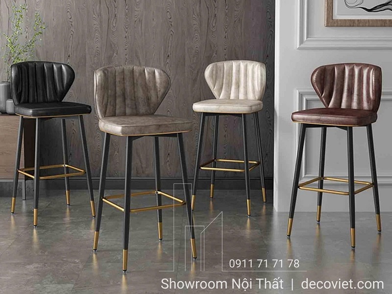 Ghế Quầy Bar Bọc Da 244T